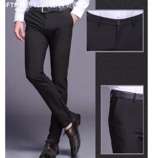 Suit❁Formal Slacks for Men Trouser Pants Office Wear Cotton Stretchable Fits Plus Size Comfy