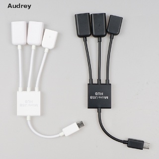 {Audrey} 3 in 1 Micro USB Power Supply Charging Host OTG Hub Cable Adapter Distributor