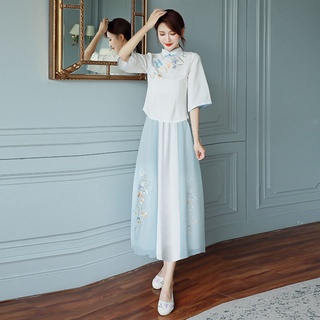 Chinese Style Suit Hanfu Set Improved Hanfu Female Tang Suit Female