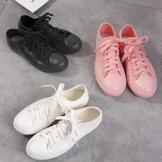 Favorite☇℗❈COD New shallow rain boots women fashion non-slip waterproof shoes low cut short 【In stoc