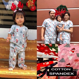 ☈▪Christmas Terno Shirt Pajama/ Family/ Kid and Adult/ Couple/ Matchy