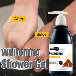 Volcanic Mud Body Wash Whitening Skin Care Quick Whitening Deep Cleansing Exfoliating Body Lotion