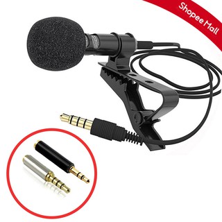 3.5mm Jack Microphone Tie Clip-on Lapel Mikrofon Microfono Mic for Mobile Phone (1)