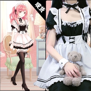Cosplay Costume Wonder Warm Travel Cute Maid Dress lolita (1)