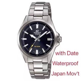 Casio Edifice with date EFV-110D Stainless waterproof fashion watch for men women relo watches W0139