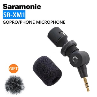 【Stock】 Saramonic SR-XM1 3.5mm Wireless Omnidirectional Microphone Video Mic for GoPro Hero 7 6 5 DS