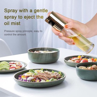 ★SUNNY★100ml food oil spray bottle kitchen tool barbecue oil bottle manual glass solid bottle