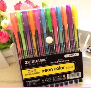 Neon pen highlights. (2)
