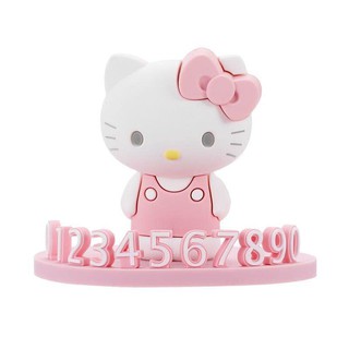 Hello-Kitty Parking Number Pkate Rubber Quility