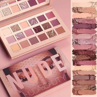 Mirrors❉☂✼pocket mirror❃❄✙HUDA BEAUTY THE Nude 18 Color Eyeshadow Palette