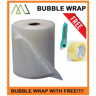 LOWEST PRICE Bubble Wrap WITH FREE TAPE AND CUTTER