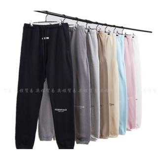 Correct Version FOG Sweatpants☃❃✣FOG OF double line 19 fw embroidery reflective who suit the Essent
