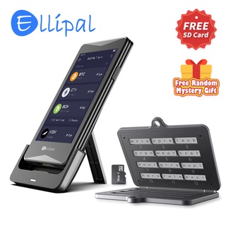 ELLIPAL Titan Bundle Cryptocurrency Hardware Wallet (Cold Storage Wallet) with Mnemonic Metal (Recovery Seed Phrase Thing) for Crypto Assets Multi Currency & Token Bitcoin BTC XRP ETH USDT TRX LTC Dash