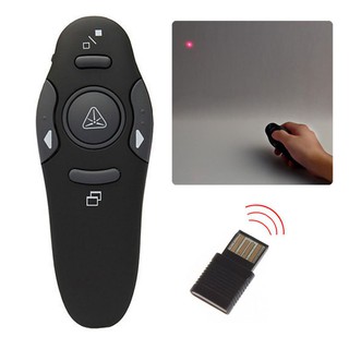 USB 2.4GHz Wireless Presenter RF Remote Laser Pointer Pen (1)