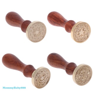 ❤Jae❤Wood Magic Array Antique Stamp with Beech Handle for Important Documents