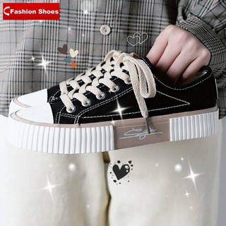 Canvas Shoes Women's shoes biscuits women's shoes 2021 summer new Korean version of the wild casual breathable flat bottom students Harajuku
