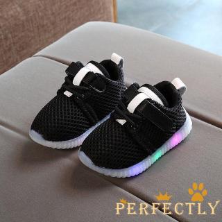 ✨QDA-Baby Kids Boys Girls LED Shoes Light Up Luminous Sport Shoes Trainers Sneakers