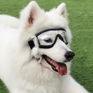 tamymy Dog Sunglasses Dog Goggles UV Protection Windproof Sunglasse Dustproof Adjustable Glasses
