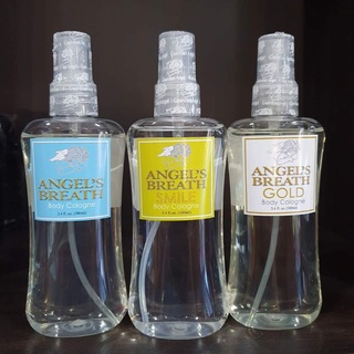 ANGEL'S BREATH BODY COLOGNE, GOLD, AND SMILE 100ML