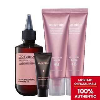 moremo Recovery Balm B(120ml*2)+moremo water treatment (200ml)+Hair Treatment Miracle2X(20ml) [Dry hair care/Heat damage care/moremo offical mall]