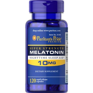 ﹍Super Strength Melatonin 10mg*120pcs Help improve sleep nighttime sleep aid free shipping