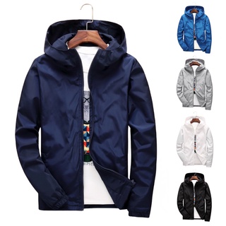 Hooded Windbreaker Jacket for Men and Women Premium Quality Water Resistant Fits Plus Size