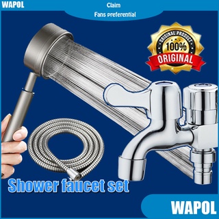 Wapol 2 Way Faucet With Shower Head Set Stainless Steel Tow Taps For Shower