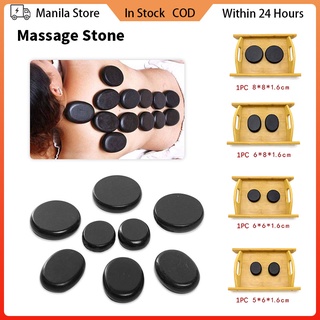 1pc Natural Massage Hot Stone Spa Rock Basalt Stone For Spa Relaxing Healing Pain Relief Health Care