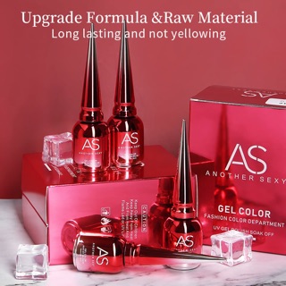 (1-18) New AS RED BOTTLE Gel Polish 84-A 84 colors to choose (2)