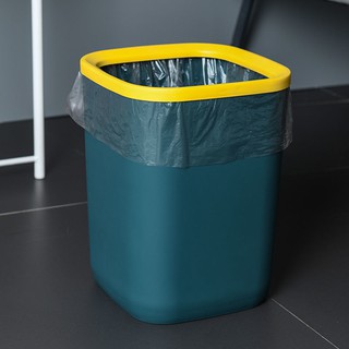 10 / 12l Square Trash Can Household Living Room Creative Bedroom Large Modern Simple