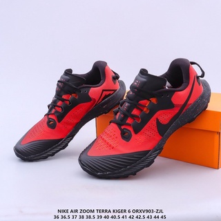 Original Nike Air Zoom Terra Kiger 6 Red Casual Sport Running for Men and Women
