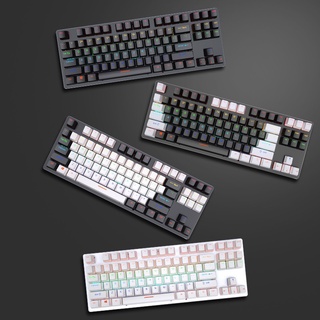 K550 / K880 87Key Mechanical Hot swappable Keyboard wired RGB Gaming Office PC computer Usb 104key (6)