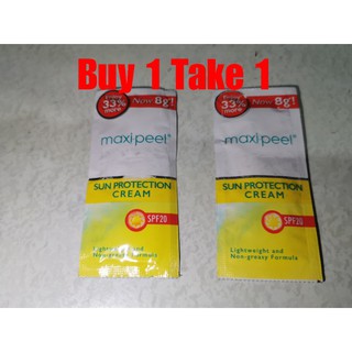 Buy 1 Take 1 maxi-peel Sun Protection Cream spf 20 8g