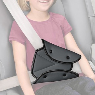Car Seat Safety Belt Cover Sturdy Adjustable Triangle Safety Seat Belt Pad Clips Baby Child Protecti