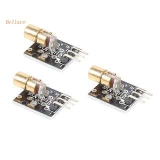 (New-Bel)3pcs KY-008 650nm Laser Sensor Module 5V 3Pin Laser Dot Diode Copper Head (1)
