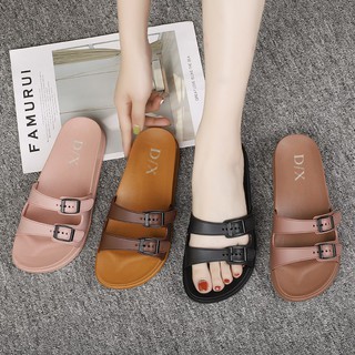 DX COD #345 Fashion Outdoor Slippers Summer muffin thick bottom sandals for women