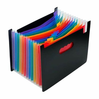 24 Pockets Expanding File Folder Organizer for A4 Paper (3)