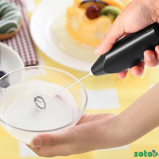 BIU Kitchen Tools Coffee Electric Milk Frother Foamer Drink Whisk Mixer Eggs Beater Mini Handle Stirrer CL