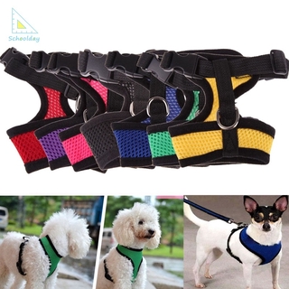 Pet Cat Puppy Dog Harness Mesh Vest Walk Collar Leash Strap schoolday.ph