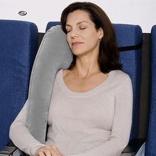 BK✿Inflatable Foldable Neck Rest Head Support Car Flight Tra (5)