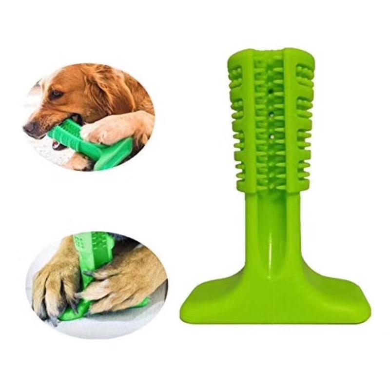 Dog toothbrush pet tooth stick rubber tooth cleaning toy (2)