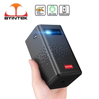 ✠BYINTEK P20 Portable Wifi Smart Android Mini LED DLP Home Theater Video Projector for Smartphone PC