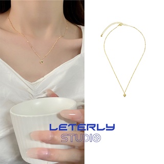 Korean small fresh and light luxury love necklace Dongdaemun new style clavicle chain F516