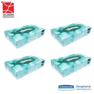 ❀KLEENEX® Facial Tissue Flat Box (4 boxes/pack)