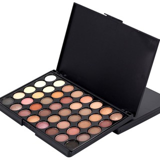 Popfeel 40 Colors Earth Matte Pigment Eyeshadow palette with brush