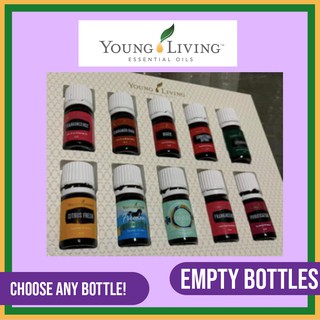 Young Living Clean Empty Bottles, Unwashed, Untouched