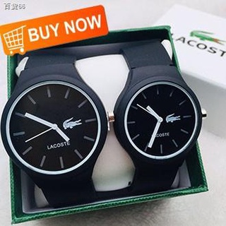 New product♗♀LACOSTE Rubber Strap L129 Small and Big Couple Watch For Men and Women 2pcs Is 275