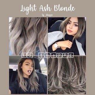 Light Ash Blond/Blonde Hair Color 8.1 + Bleaching Set & Oxi (Sunbright Series/Random Brand)