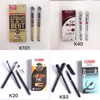 Big Sale 12pcs/box 0.5mm black gel ink pen school office supplies (5)