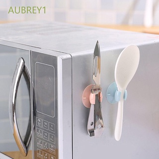 AUBREY1 Kitchen Cooking Tool Rice Scoop Holder 2pcs Electric Cooker Meal Spoon Storage Rice Spoon Shelf Rice Cooker Spoon Stand Holder Sucker Type Wall Mounted Type High Quality Storage Rack Rice Shovel Rack/Multicolor